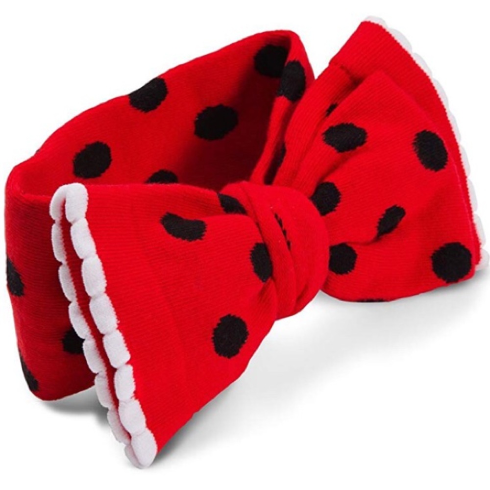 Lady Bug Headband with Bow